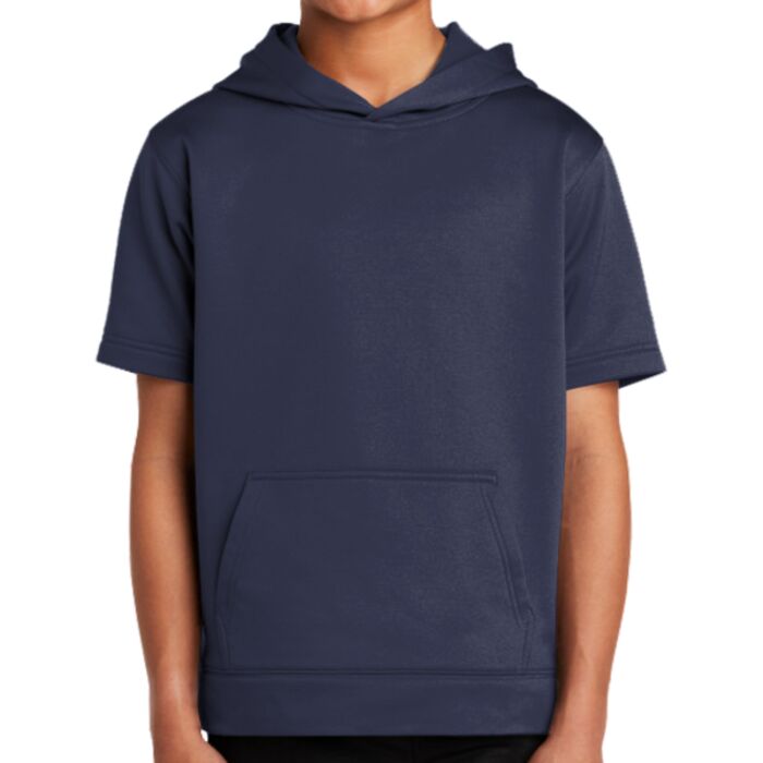 Youth Sport Wick ® Fleece Short Sleeve Hooded Pullover Thumbnail