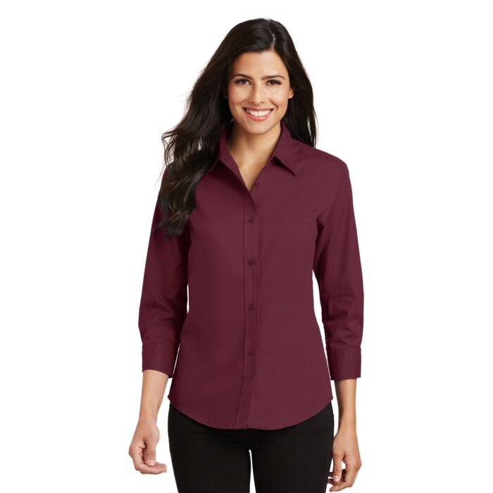 Ladies 3/4 Sleeve Easy Care Shirt Thumbnail
