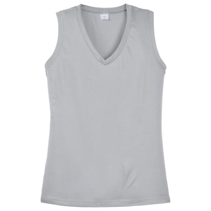 Ladies Sleeveless PosiCharge ® Competitor V Neck Tee Thumbnail