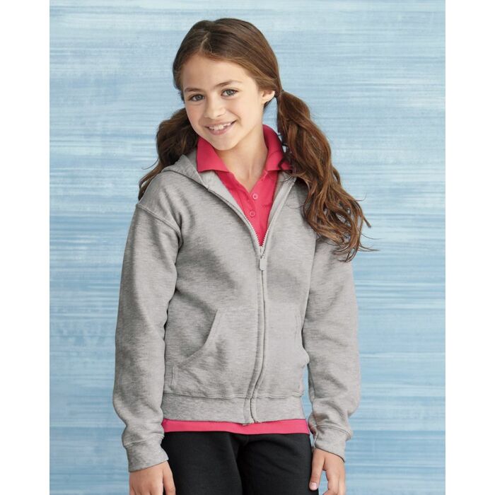 Heavy Blend™ Youth Full-Zip Hooded Sweatshirt Thumbnail
