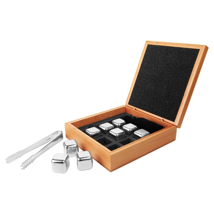 Stainless Steel Whiskey Stone Set Thumbnail
