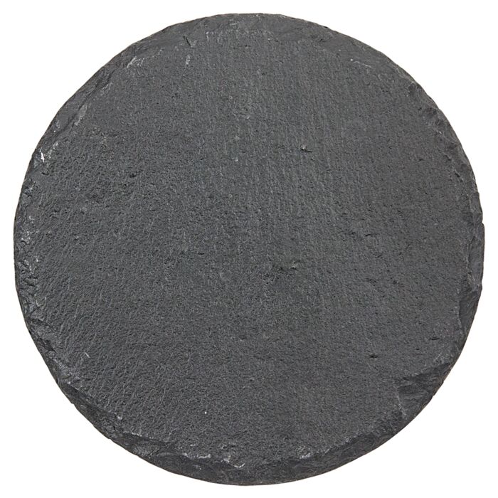 4" Round Slate Coaster Set-6 Piece Thumbnail