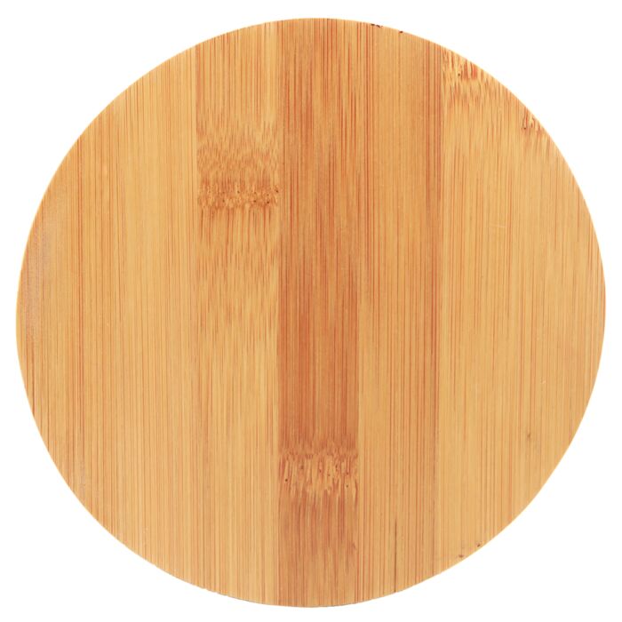 6 1/4" Round Bamboo 4-Piece Wine Tool Set Thumbnail