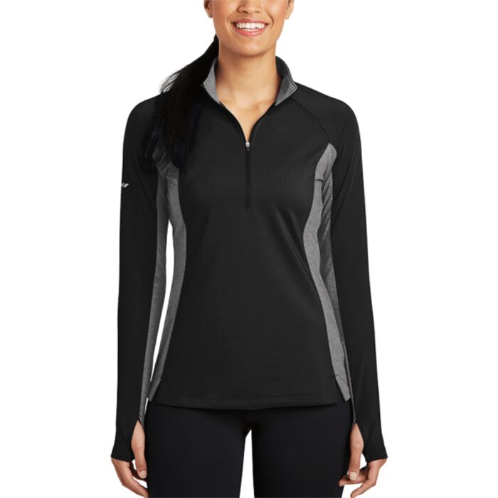 Ladies Sport Wick 1/2 Zip Thumbnail