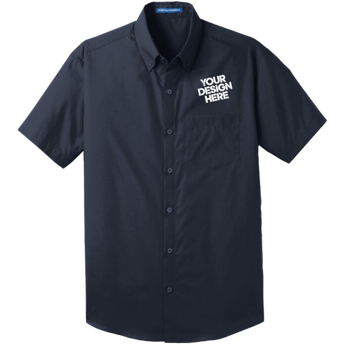 Short Sleeve Carefree Poplin Shirt Thumbnail